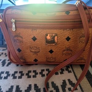 MCM Tan Crossbody Bag